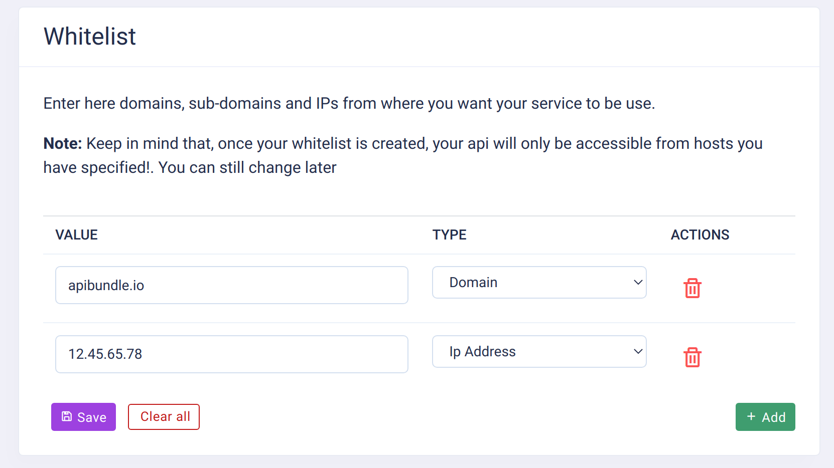 API Key Security
